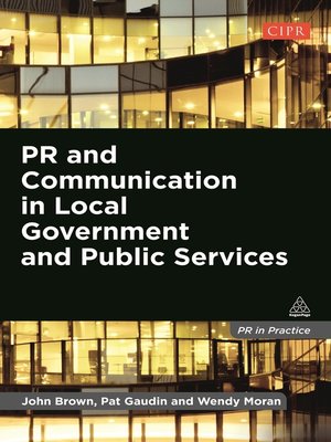 cover image of PR and Communication in Local Government and Public Services